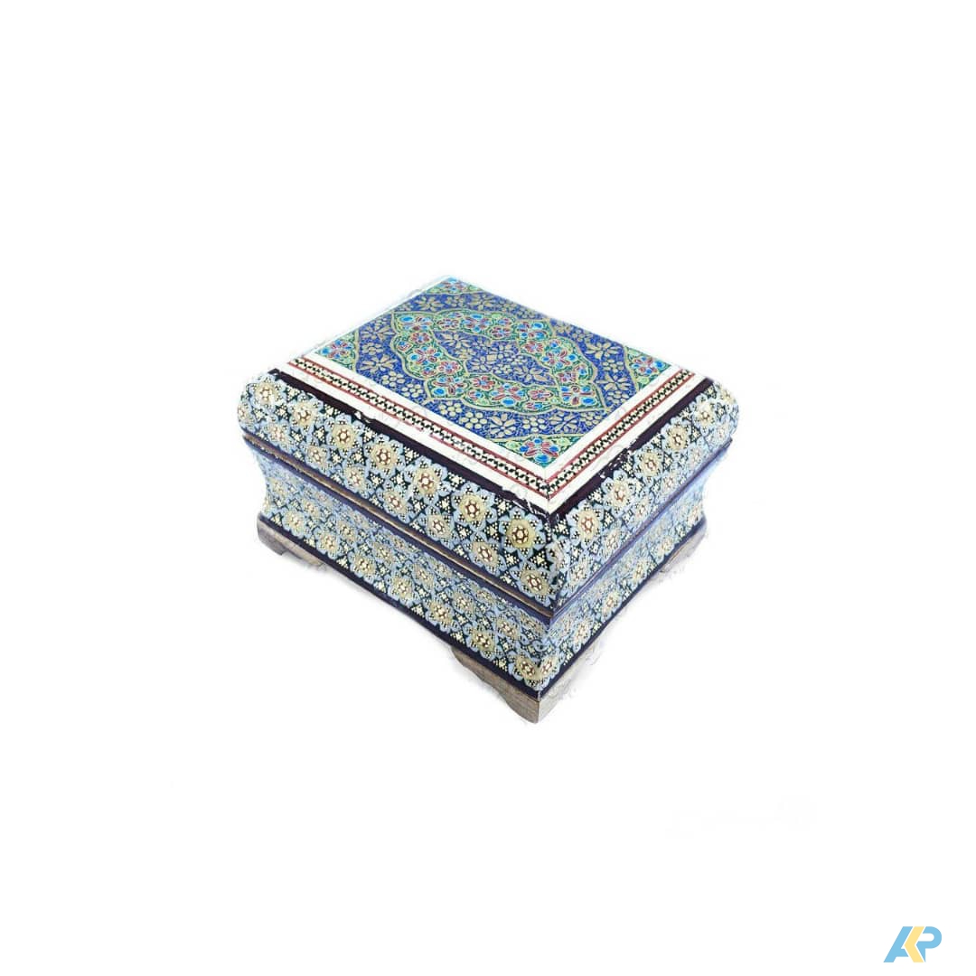 صندوق خاتم کاری داخل جیر 12 سانت